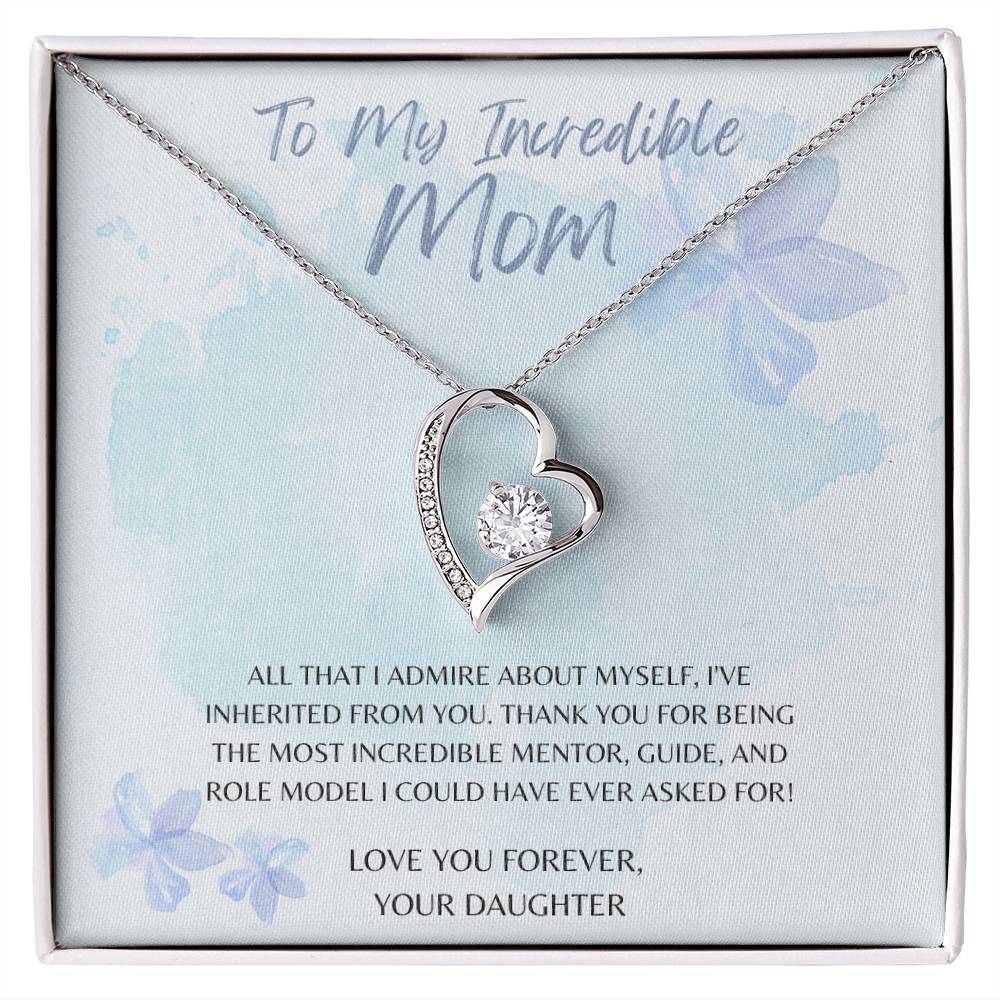 Mom- Inherited from you-Forever Love Necklace