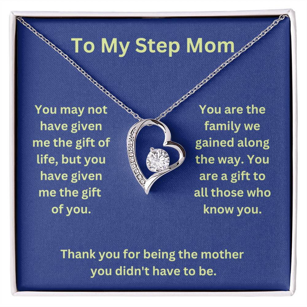 Stepmom- The gift of life-Forever Love Necklace