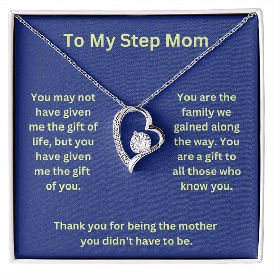 Stepmom- The gift of life-Forever Love Necklace