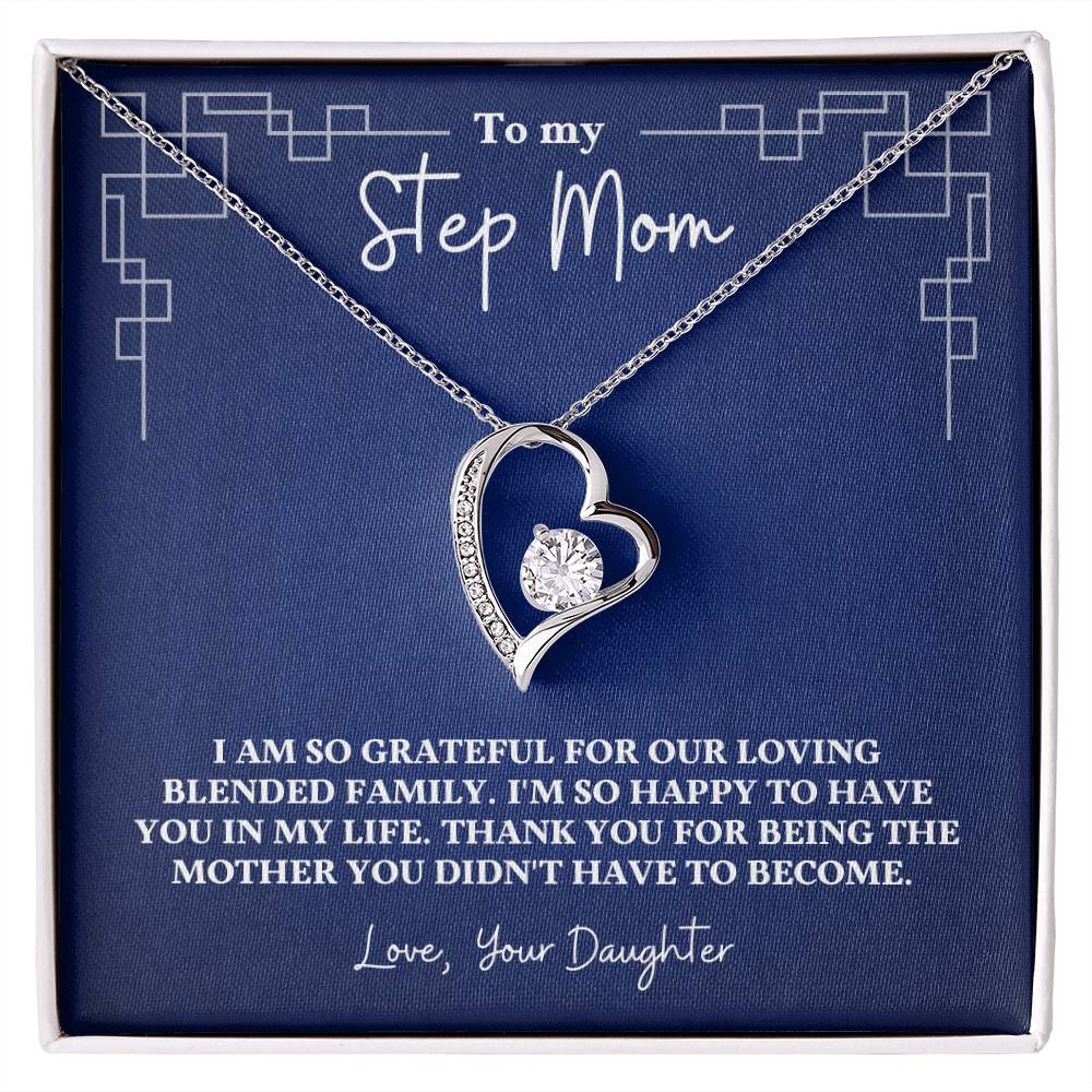 Stepmom- Blended family-Forever Love Necklace