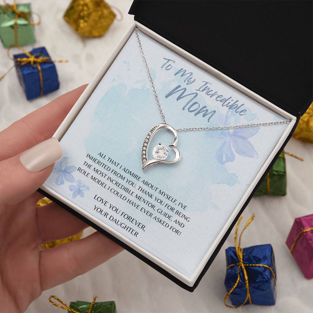 Mom- Inherited from you-Forever Love Necklace