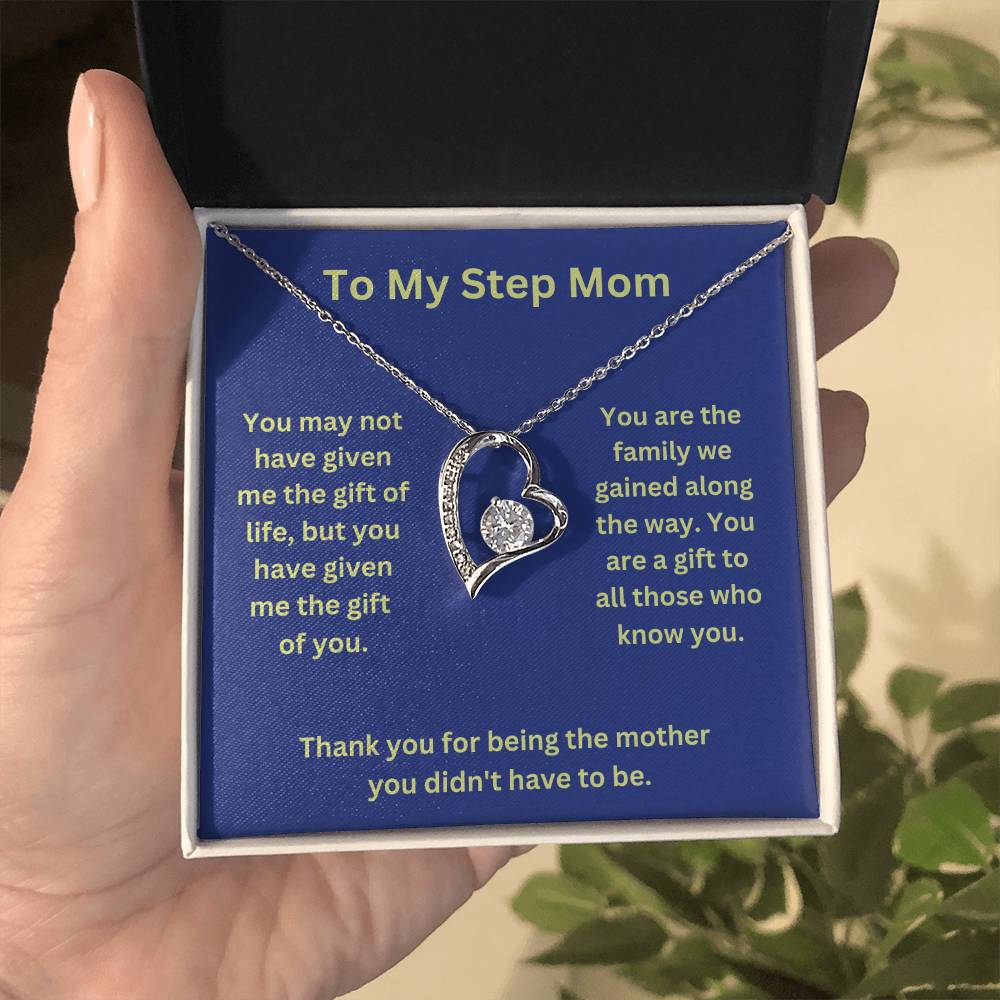 Stepmom- The gift of life-Forever Love Necklace