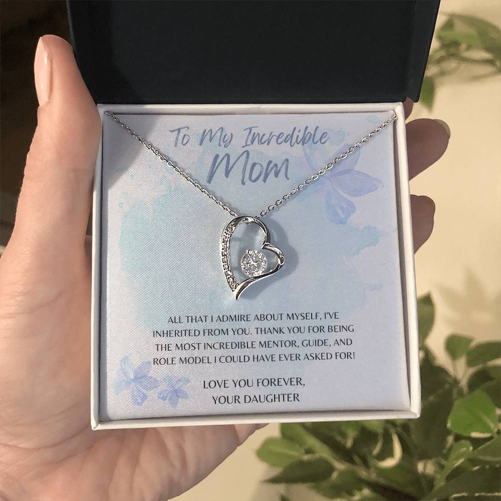 Mom- Inherited from you-Forever Love Necklace