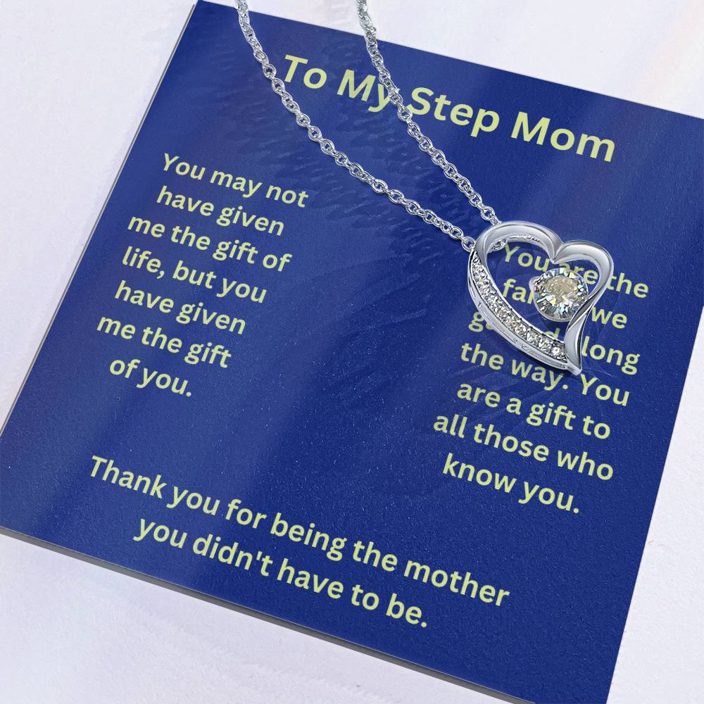 Stepmom- The gift of life-Forever Love Necklace