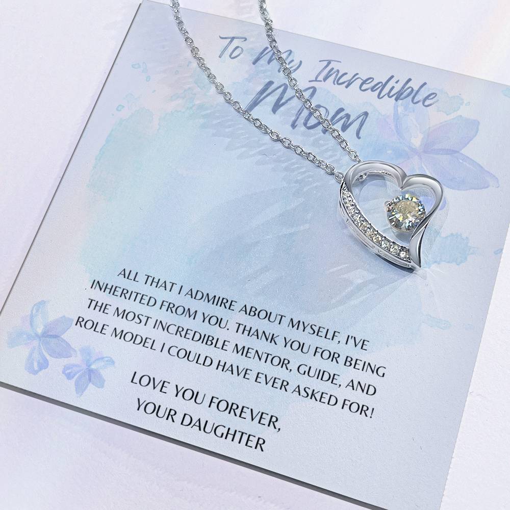 Mom- Inherited from you-Forever Love Necklace