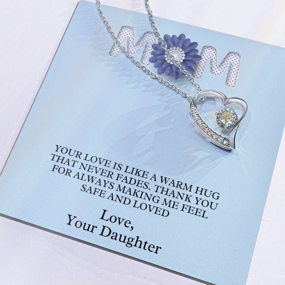 Mom- A warm hug-Forever Love Necklace