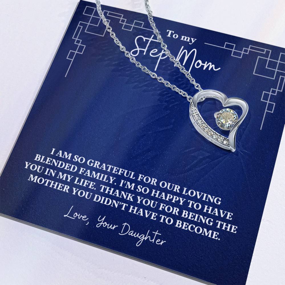 Stepmom- Blended family-Forever Love Necklace