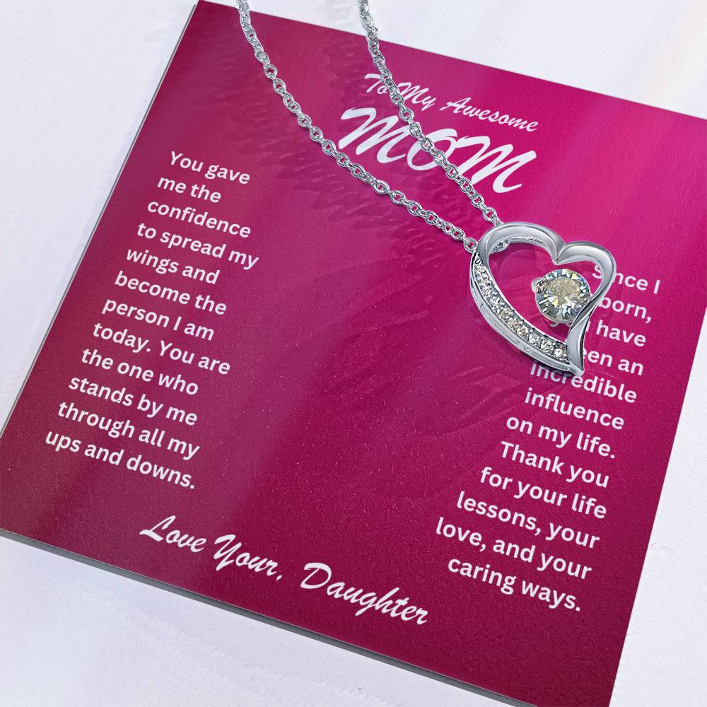 Mom- Spread my wings-Forever Love Necklace