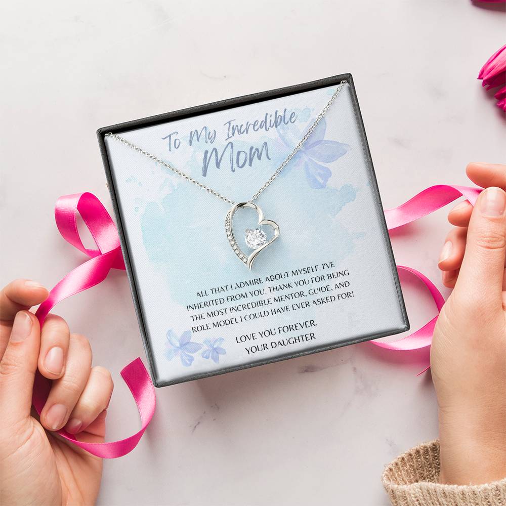 Mom- Inherited from you-Forever Love Necklace