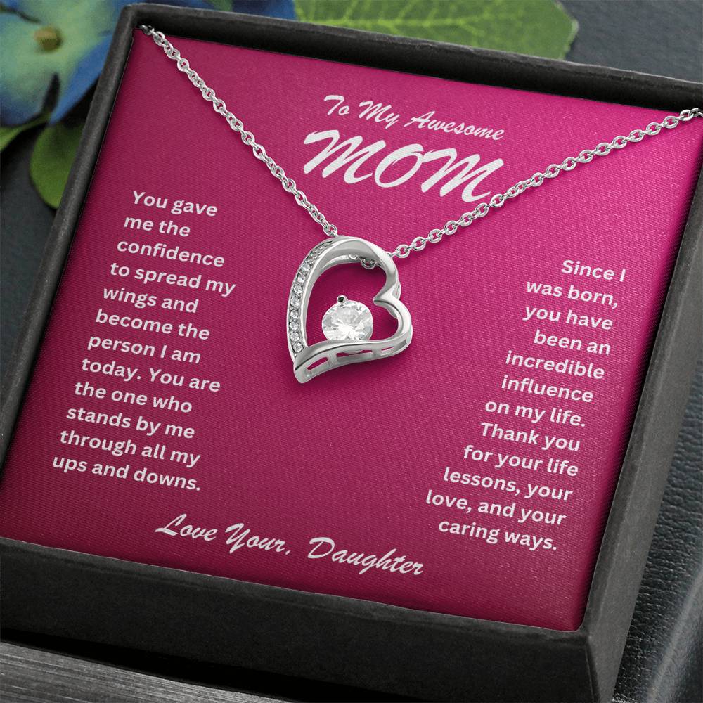 Mom- Spread my wings-Forever Love Necklace