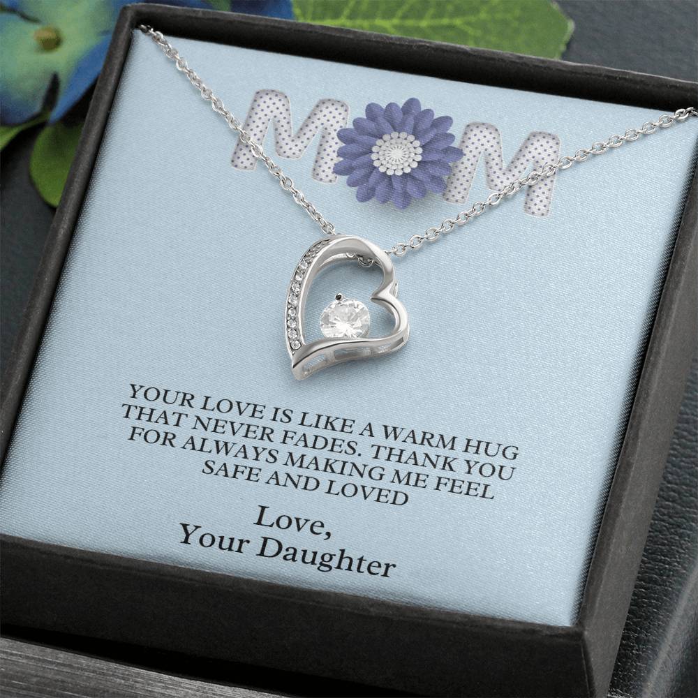 Mom- A warm hug-Forever Love Necklace