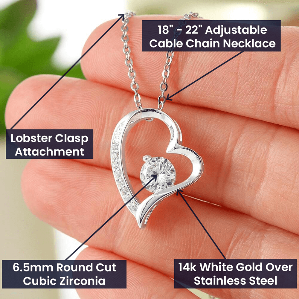 Mom- A warm hug-Forever Love Necklace