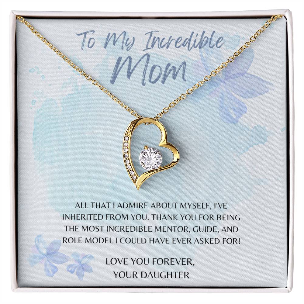 Mom- Inherited from you-Forever Love Necklace