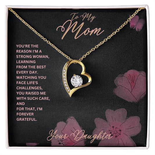 Mom- I'm a strong woman-Forever Love Necklace