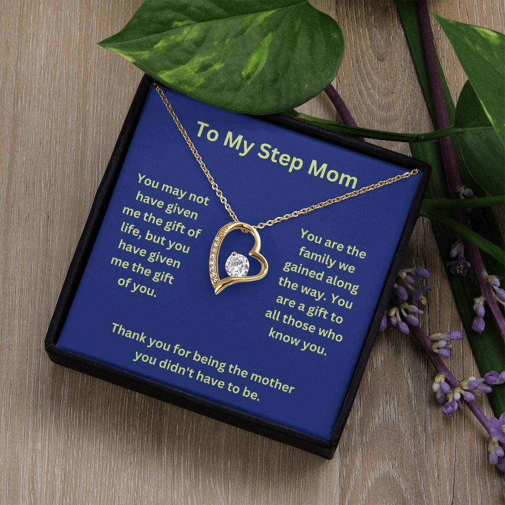 Stepmom- The gift of life-Forever Love Necklace