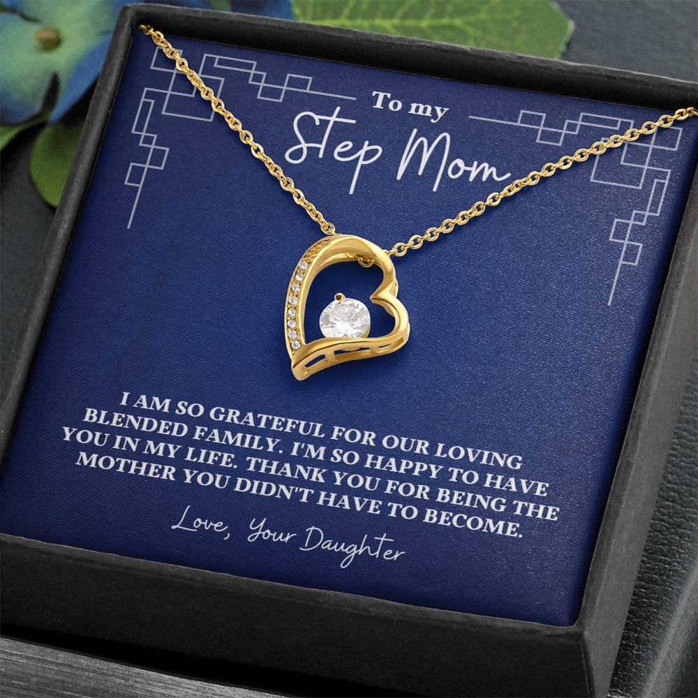 Stepmom- Blended family-Forever Love Necklace