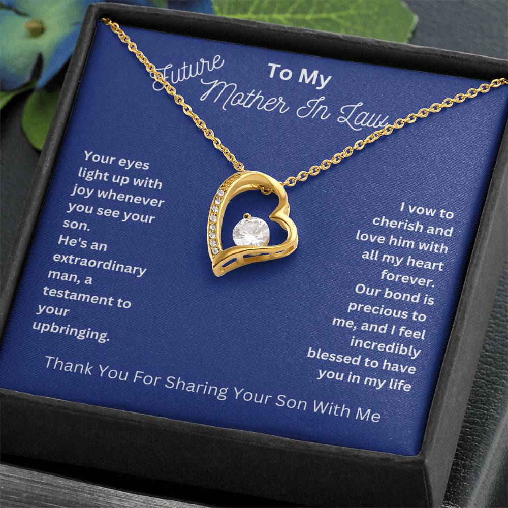 Mother-In-Law- Sharing Your Son with Me-Forever Love Necklace