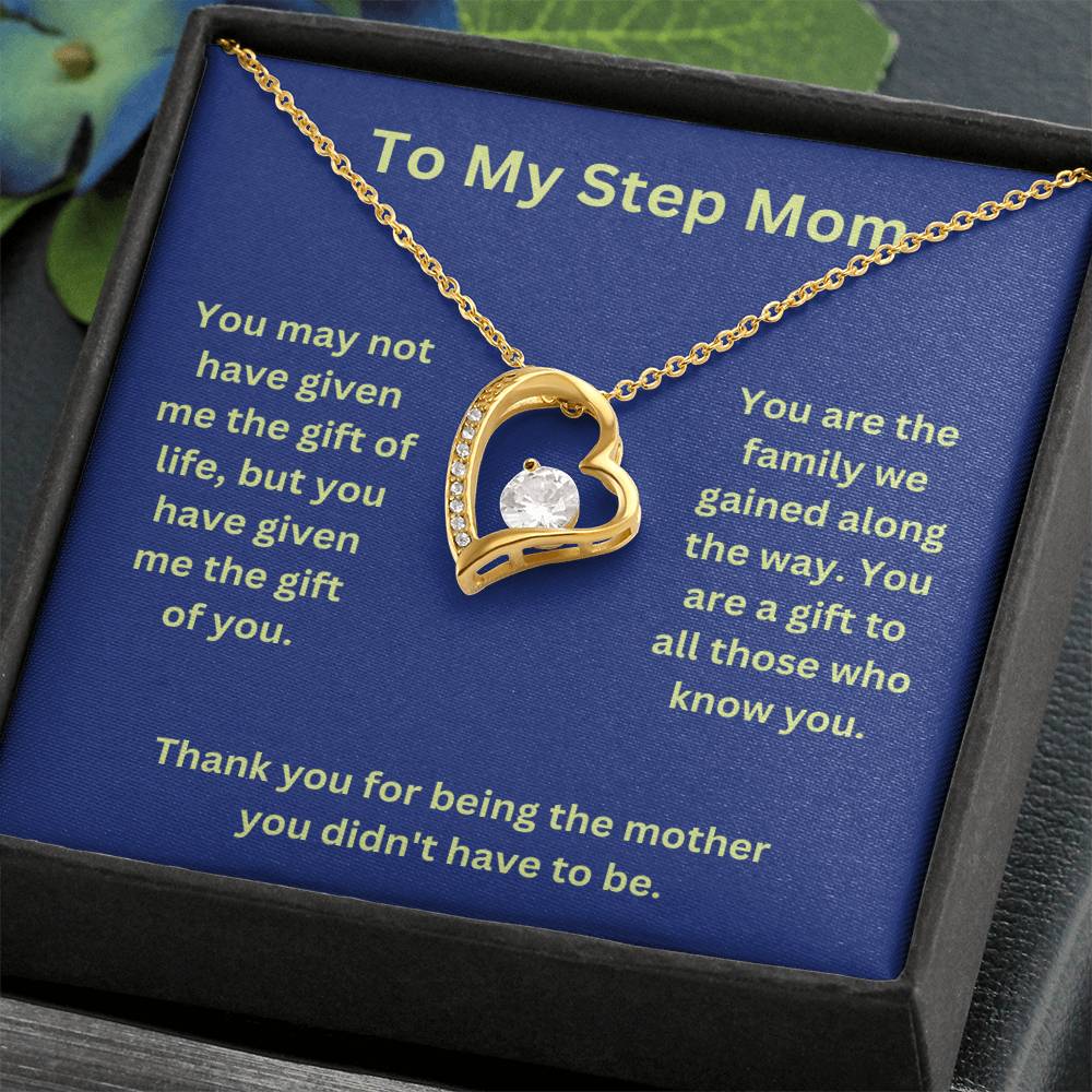 Stepmom- The gift of life-Forever Love Necklace