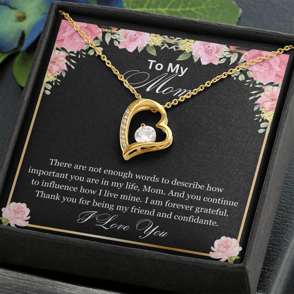 Mom- How important you are-Forever Love Necklace